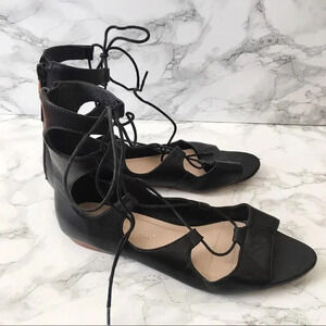 LOEFFLER RANDALL Dani‎ Leather Gladiator Sandals